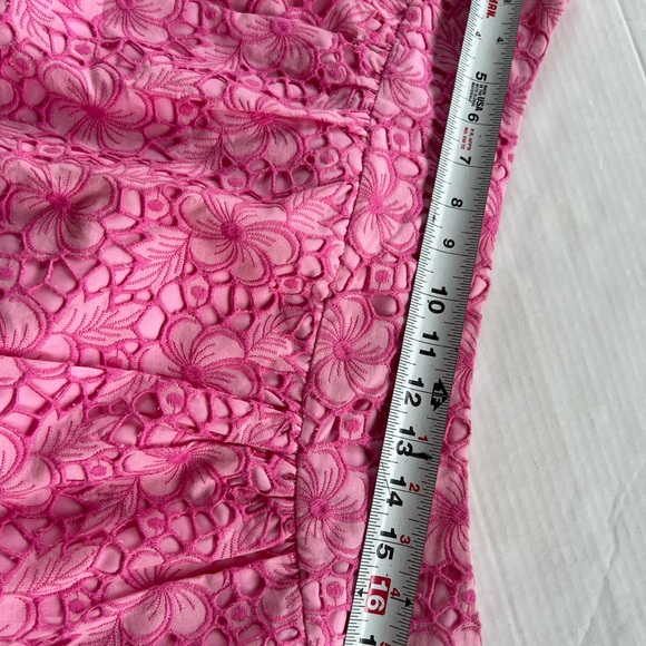 Lilly Pulitzer Pink Floral Lace Dress - Picture 5 of 7